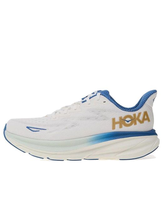 Hoka One One Blue Clifton 9 2E Wide 'Frost' for men