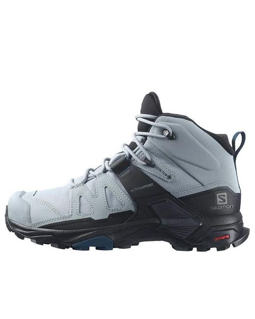 Salomon Blue (Wmns) X Ultra 4 Mid Wide Gore Tex