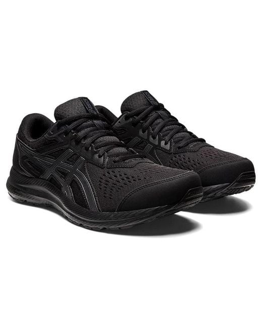Asics Black Gel-Contend 8 4E Wide Carrier' for men
