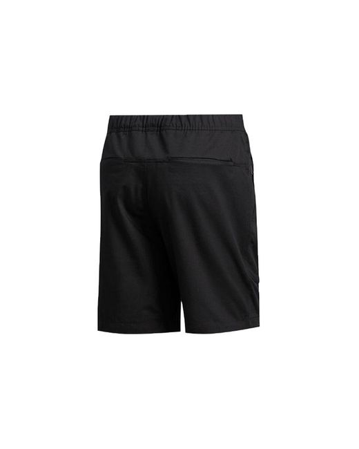 Adidas Black Short Id Reg Simple Sports Shorts for men