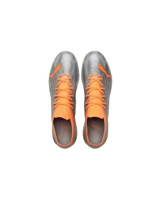 PUMA Gray Ultra 1.4 Fg Ag 'Diamond Neon Citrus' for men