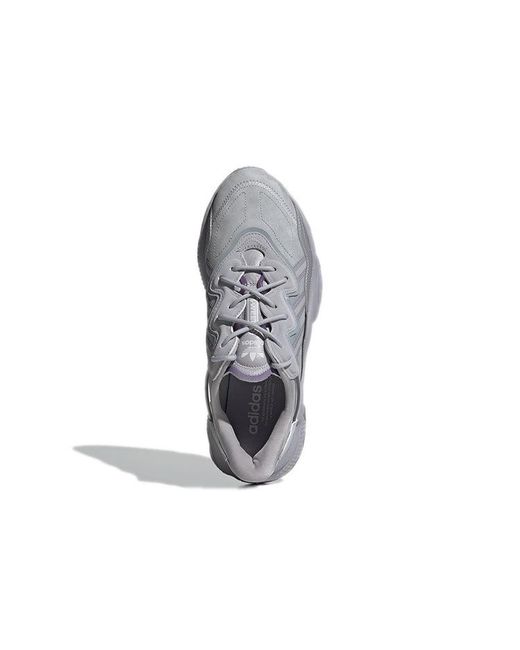 Adidas Gray Originals Ozweego Cozy Wear-Resistant Running Shoes for men