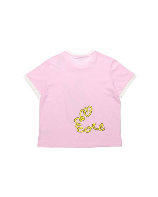 Adidas Pink (Wmns) Neo Dsny Cp Tee Disney Donald Duck Sports Short Sleeve