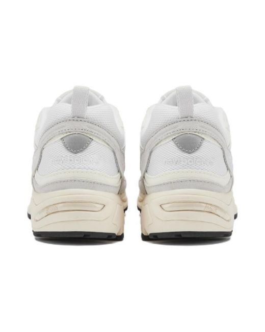 New Balance White 878 Series Low Top Athleisure Casual Sports Shoes for men