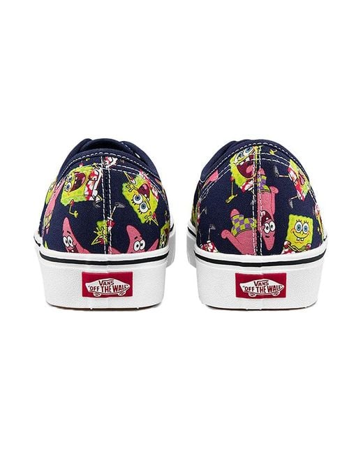 Vans Blue Spongebob Squarepants X Comfycush Authentic 'Alohabob' for men