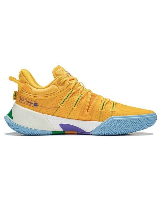Li-ning Yellow Cj Mccollum Cj-2 'Fresh' for men