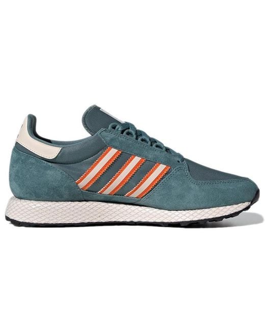 Adidas Blue Originals Forest Grove Running Shoes for men