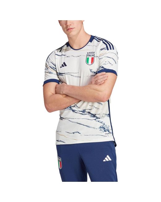 Adidas Blue Italy Away Shirt 2023 for men