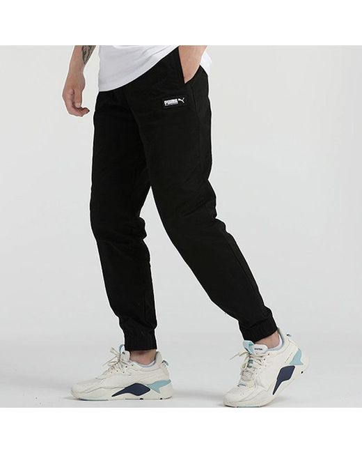 PUMA Black Track Pants for men