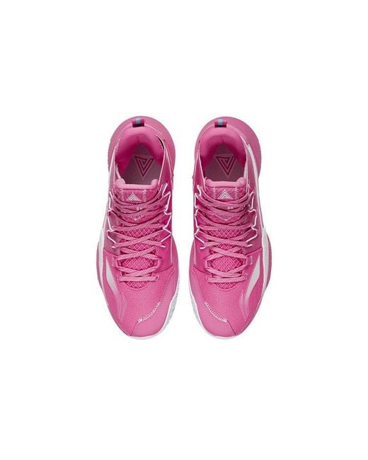 Li-ning Purple Mid-top Pink for men