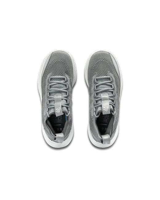 Under Armour Gray Curry 8 'Shine' for men