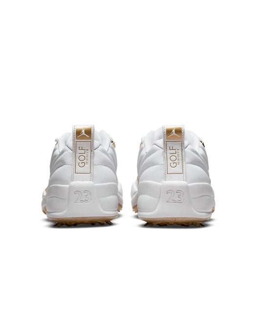 Nike White 12 Low Golf 'Masters' for men