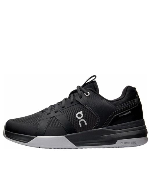 On Shoes Black The Roger Clubhouse Pro Glacier' for men