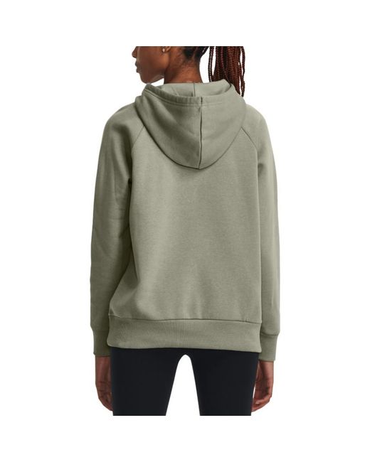 Under Armour Green (Wmns) Rival Fleece Antler Hoodie 'Light'