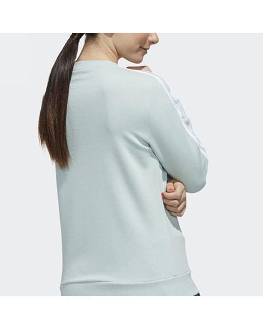 Adidas Blue (Wmns) Essentials 3-Stripes Jumper