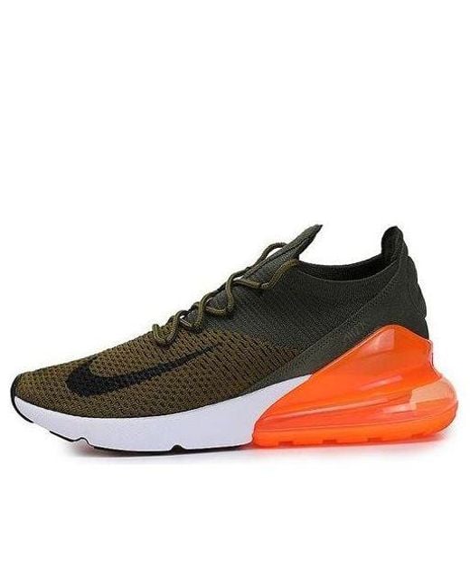 Nike Black Air Max 270 Flyknit Shoes for men