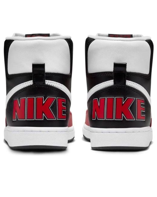Nike Red Terminator High Shoes for men