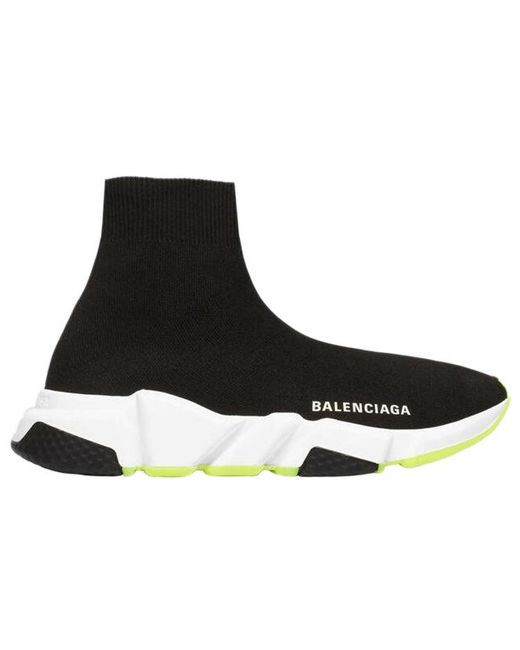 Balenciaga Black (Wmns) Speed 2.0 Sneakers Neon'