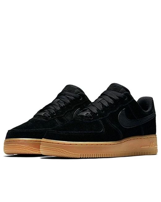 Nike Black (Wmns) Air Force 1 Low Gum'