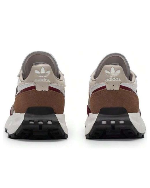 Adidas White Retropy E5 'Burgundy' for men