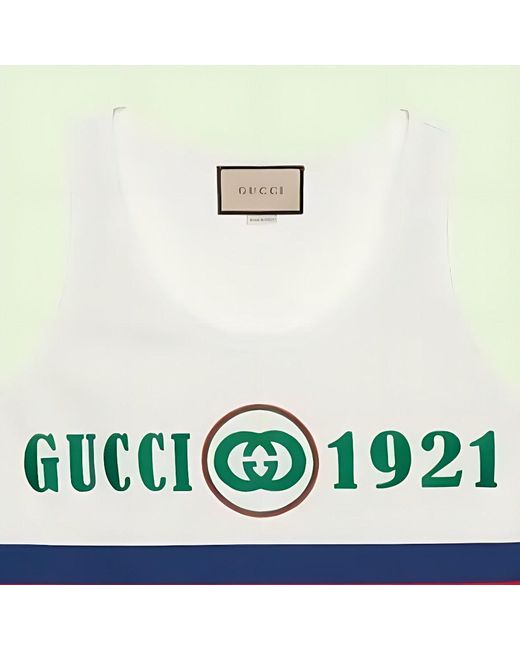 Gucci Red (Wmns) Cotton Tank Top