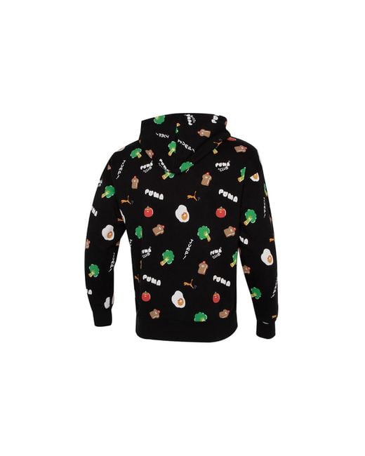 PUMA Black Sports Breathable Cartoon Printing Running Breathable Casual Pullover for men