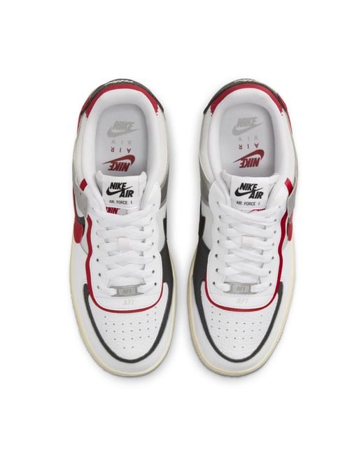 Nike White (Wmns) Air Force 1 Shadow
