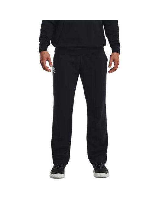 Under Armour Blue Essential Fleece Pants for men