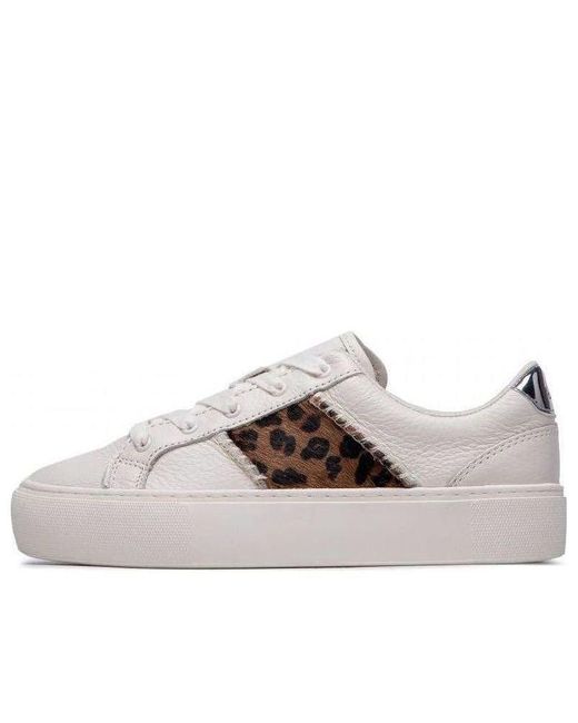 Ugg White Dinale Exotic Sneakers