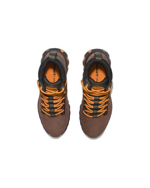 Timberland Brown Edge Waterproof Boots 'Dark Nubuck' for men