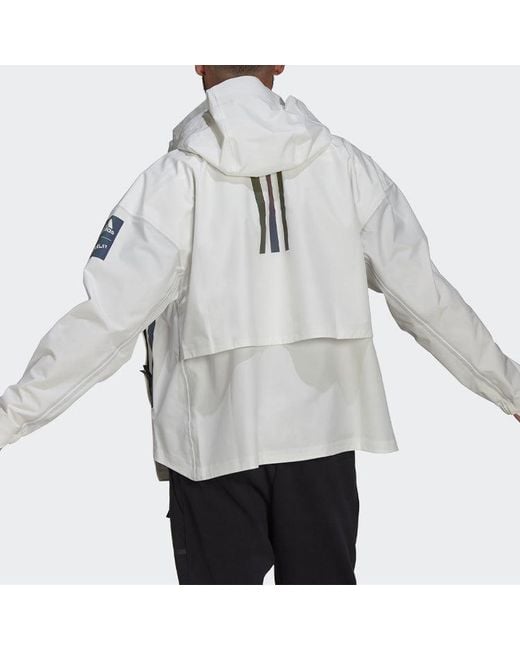 Adidas Gray Myshelter R.R Outdoor Yuyu Technology Hooded Jacket Coat for men