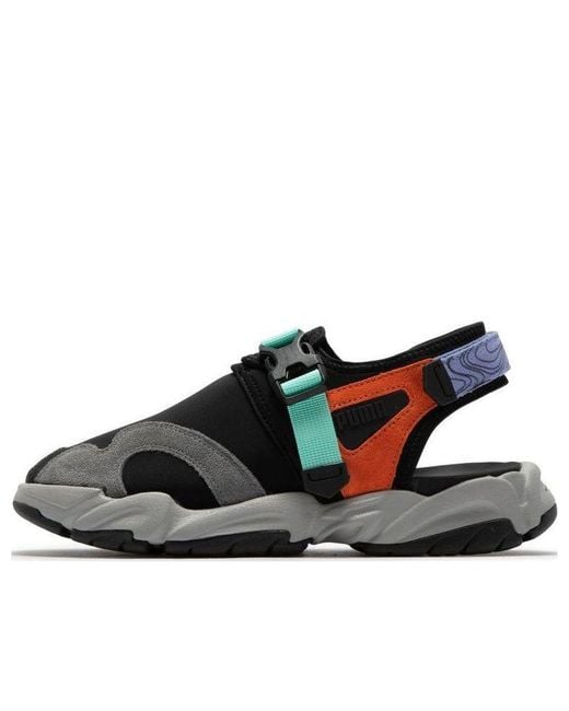 PUMA Black Ts-01 Retro Electric Peppermint' for men