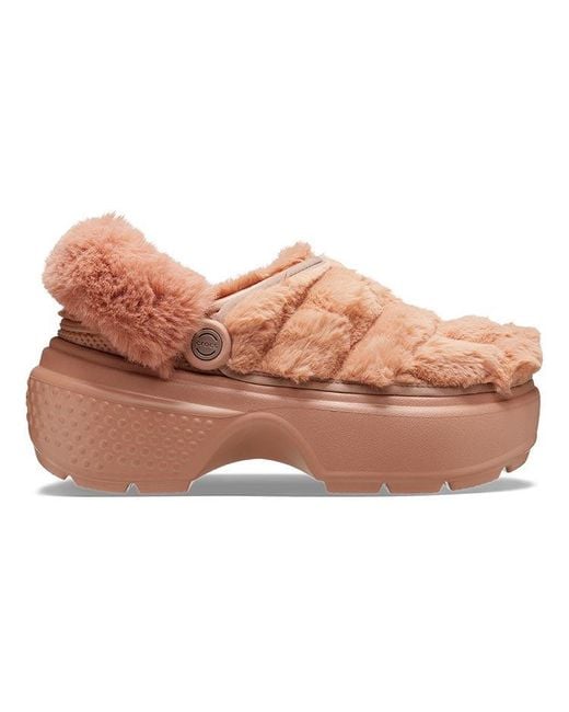 CROCSTM Pink (Wmns) Stomp Quilted Clog