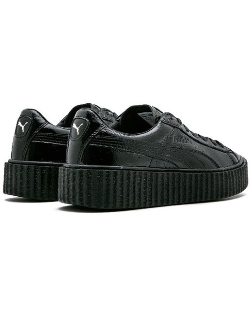 PUMA Black (Wmns) Fenty X Creeper 'Cracked Leather'