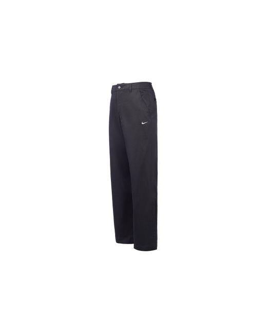 Nike Blue Life Solid Color Logo Printing Loose Straight Casual Pants/Trousers for men