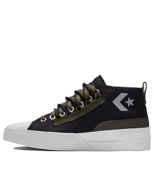Converse Black Street Utility Unt1Tl3D Cs Canvas Shoes for men