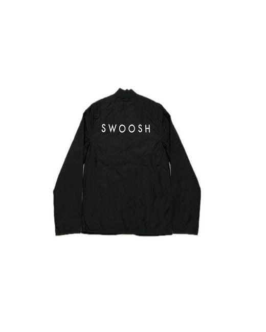 Nike Black Sportswear Double Swoosh Jacket for men