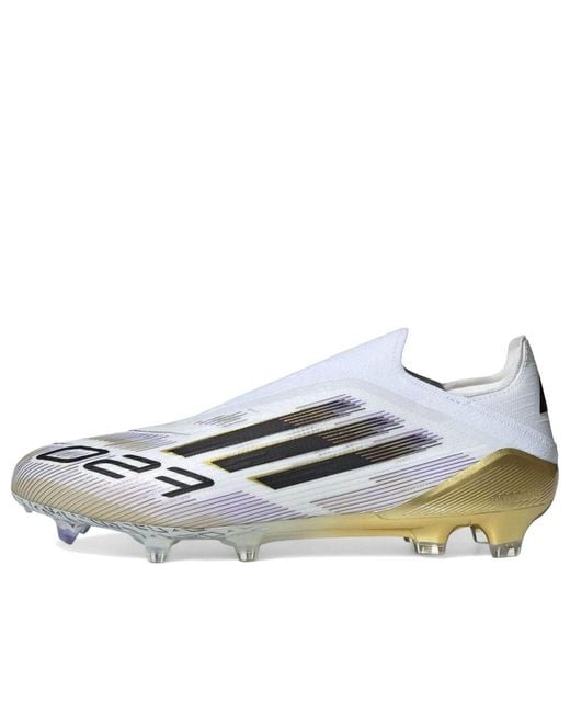 Adidas White F50 Elite Laceless Fg 'Road To Glory Pack' for men
