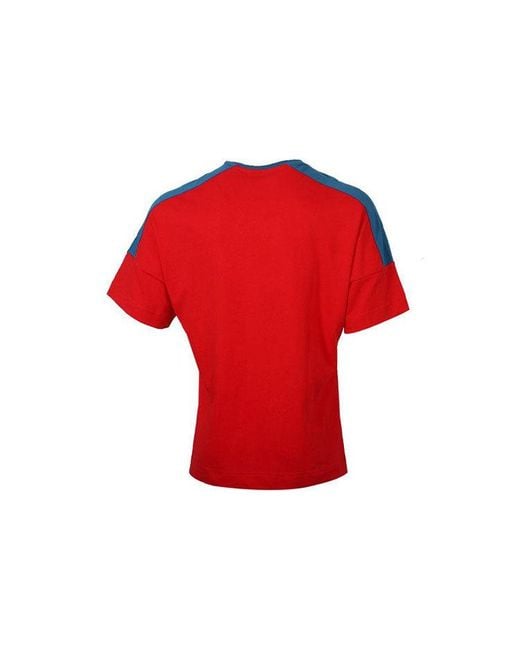 Nike Red Casual Sports Round Neck Short Sleeve for men