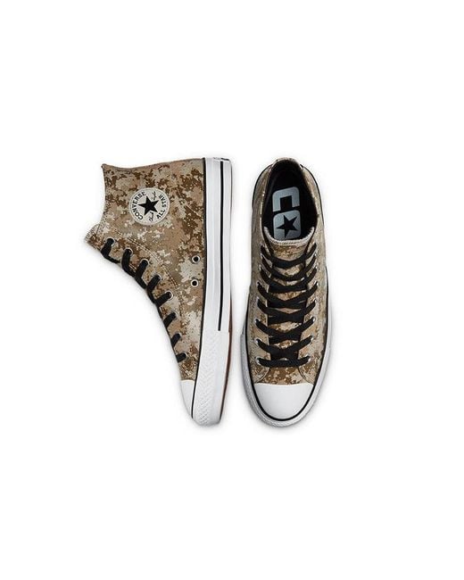 Converse Brown Chuck Taylor All Star Pro High 'Digi Camo' for men