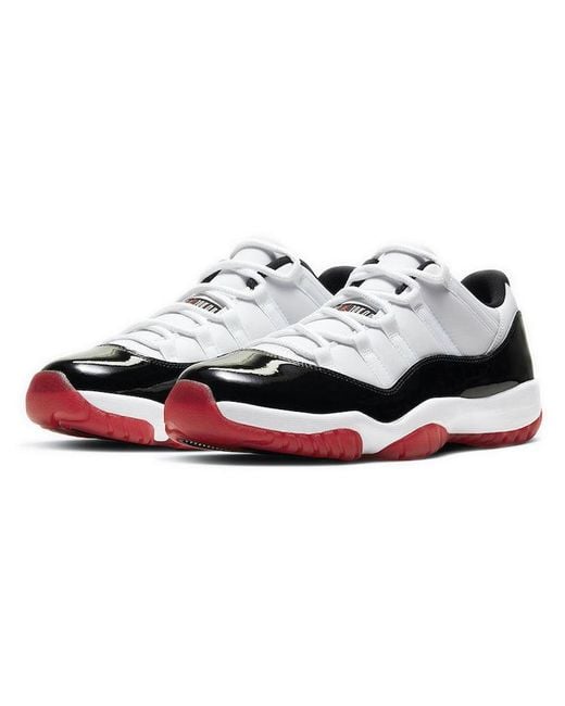 Nike White 11 Retro Low 'Concord-Bred' for men