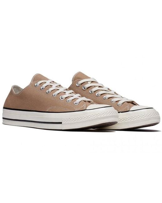 Converse Brown Chuck 70 Ox Low Tops Retro Skateboarding Shoes for men