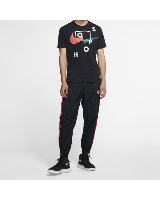 Nike Black As Nk Throwback Pant Wvn for men