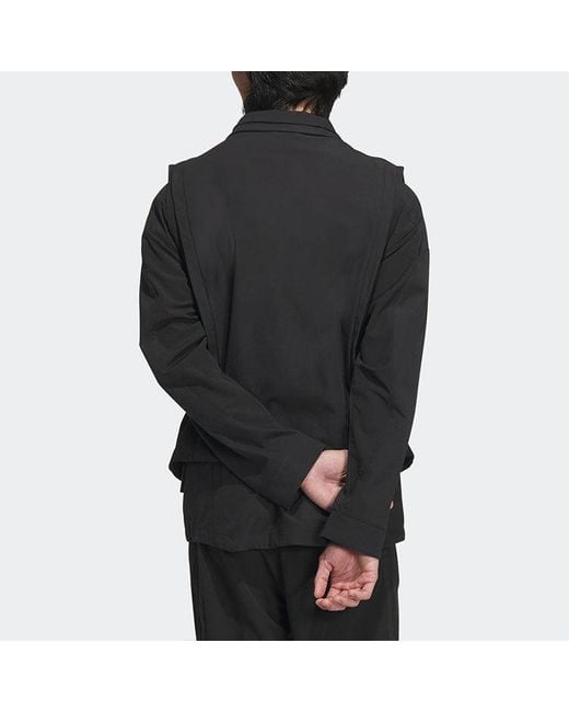 Adidas Black Wj Trans Woven Jackets for men