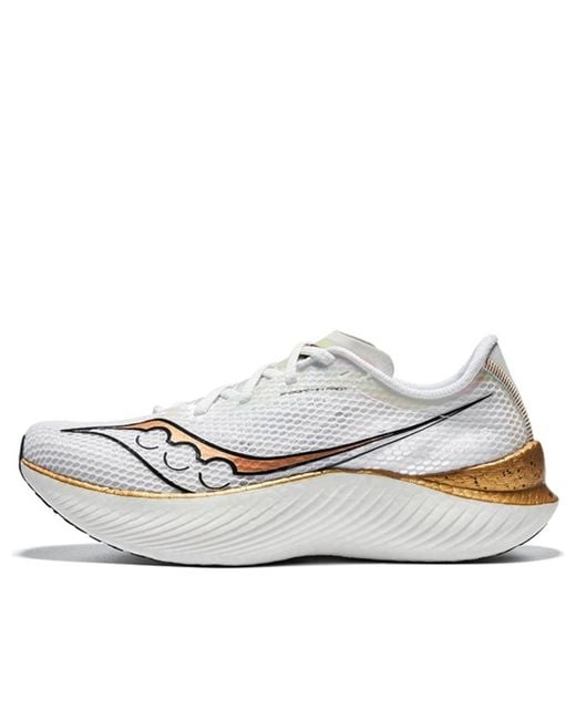 Saucony White Endorphin Pro 3 for men