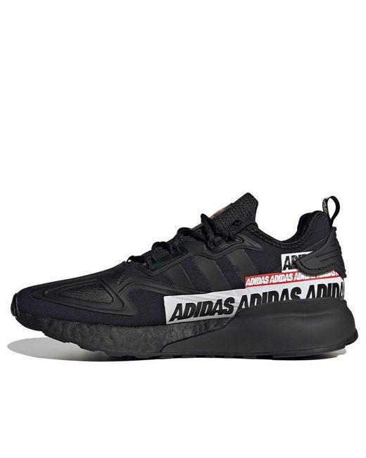 Adidas Blue Zx 2K Boost 'Bold Logo Graphic for men