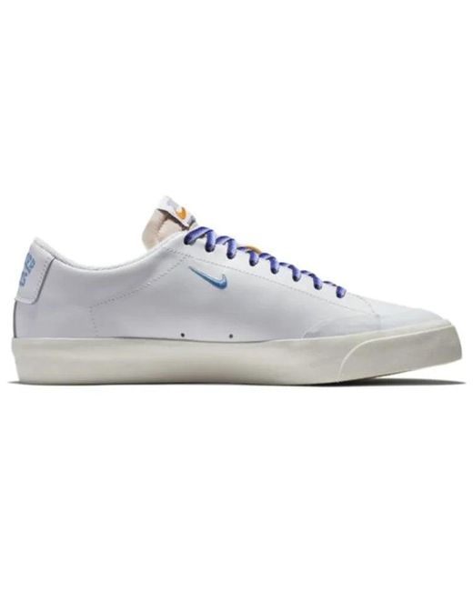 Nike White Quartersnacks X Sb Blazer Low Xt for men