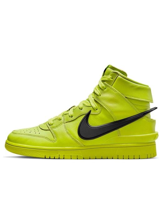 Nike Yellow X Ambush Dunk High 'Flash Lime' for men