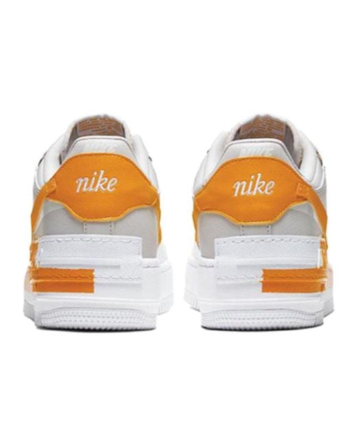 Nike White (Wmns) Air Force 1 Shadow 'Pollen Rise'