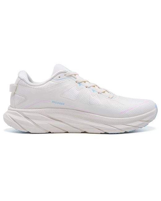Rigorer White Running Shoes for men